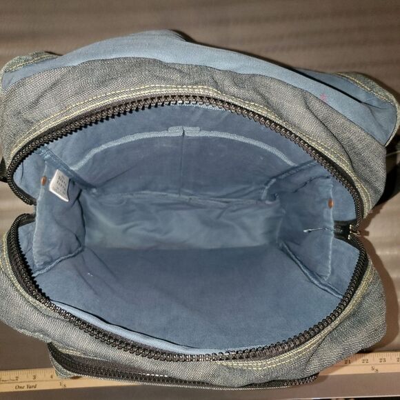 G-Star Raw Originals Blue Denim Notebook Vintage Y2K Bag Backpack - Picture 4 of 15